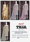 Thar 2614 By Bipson Embroidery Printed Pure Cotton Dress Material Order In India
